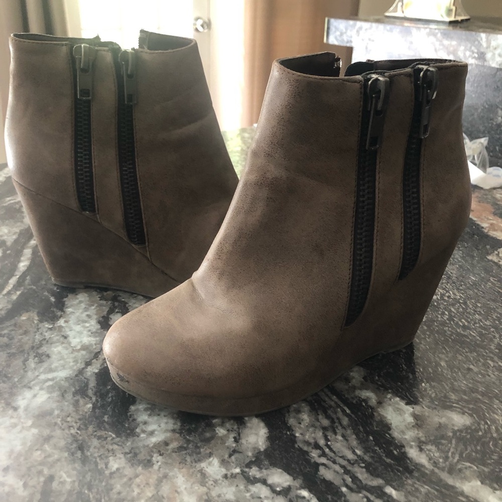 Wedge Ankle Bootie